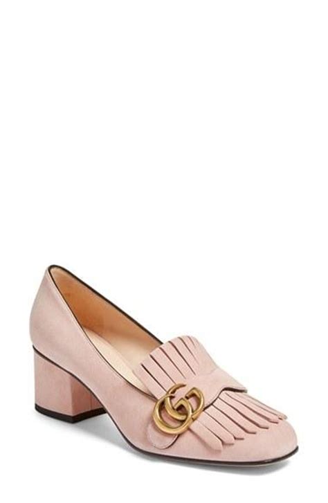 gucci marmont pink shoes|gucci marmont fringe boots.